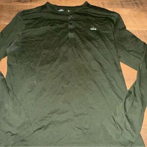 Lacoste Olive Green Cotton Shirt